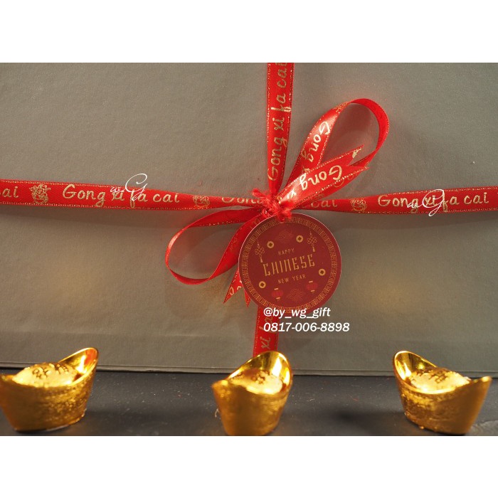 

Hang Tag Imlek / Chinese New Year - Kartu Ucapan - Motif B ; Uk 5 cm