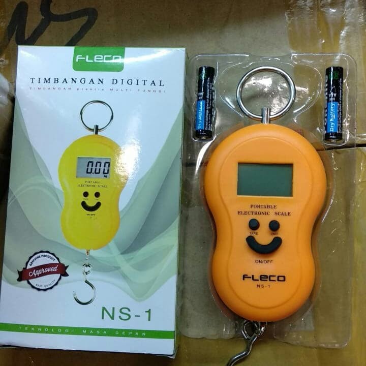 Promo!!! Timbangan Gantung Digital Fleco NS-1 / Portable Electronic Berkualitas