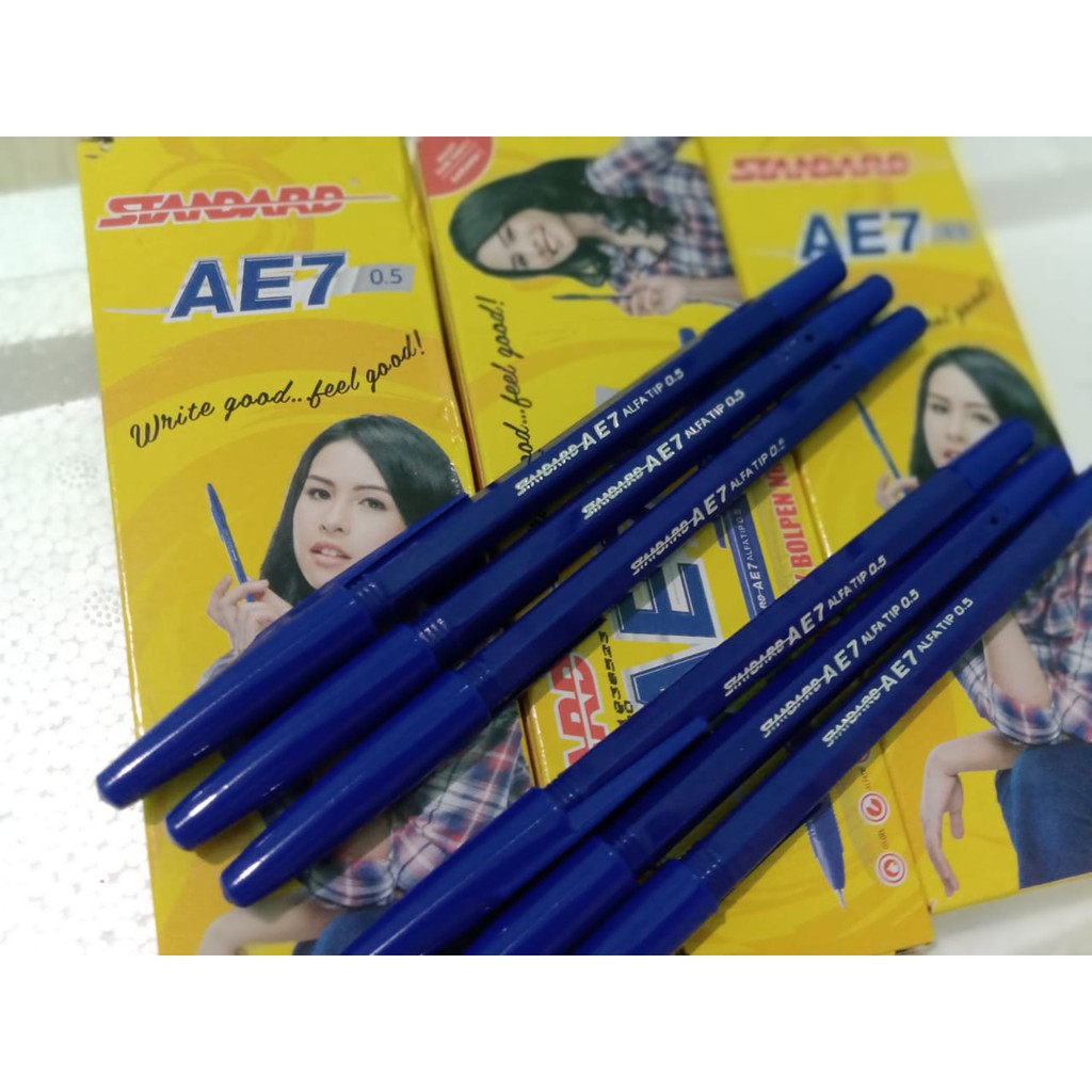 

Pulpen Bolpen Bolpoint Standard AE-7 /AE7 (ATK GROSIR MURAH)