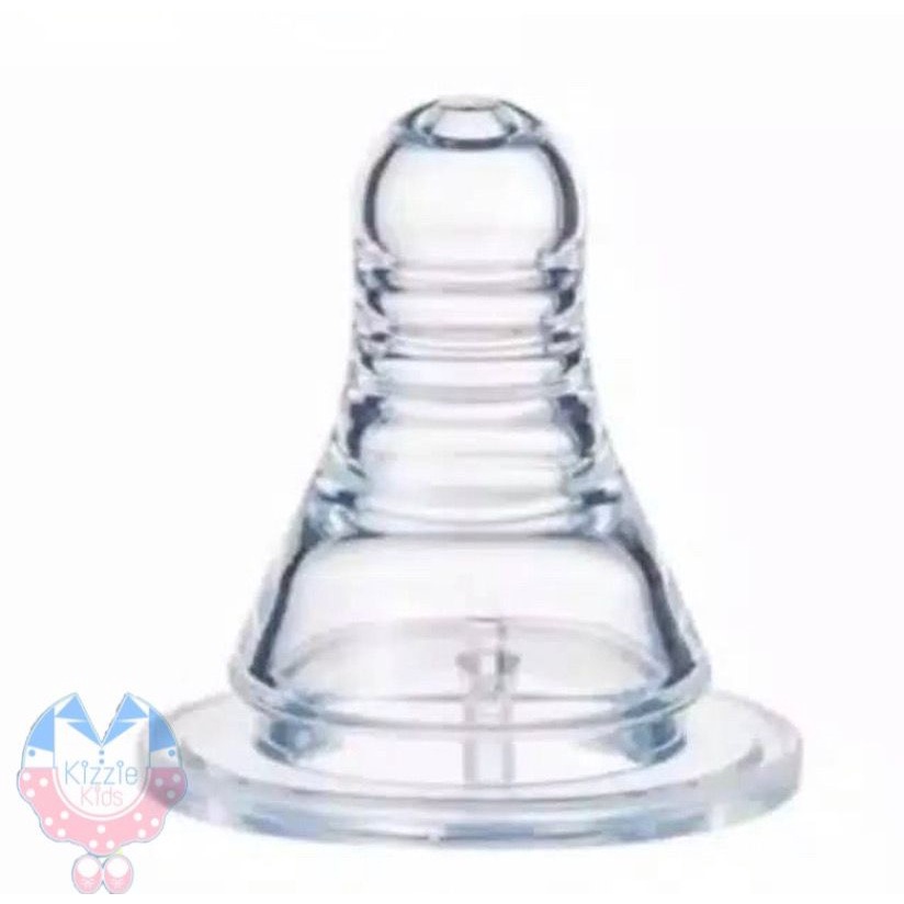 Kizzie nipple peristaltic / dot polos silicone peristaltic/dot ulir/ dot Bayi botol susu peristaltic