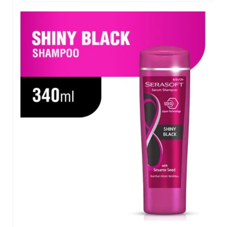 Serasoft Shiny Black Shampoo [340 mL]