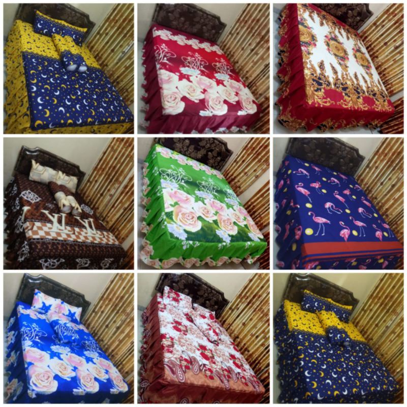 SPREI RUMBAI NO1 180*200 SARBAN 2 SARGUL 2