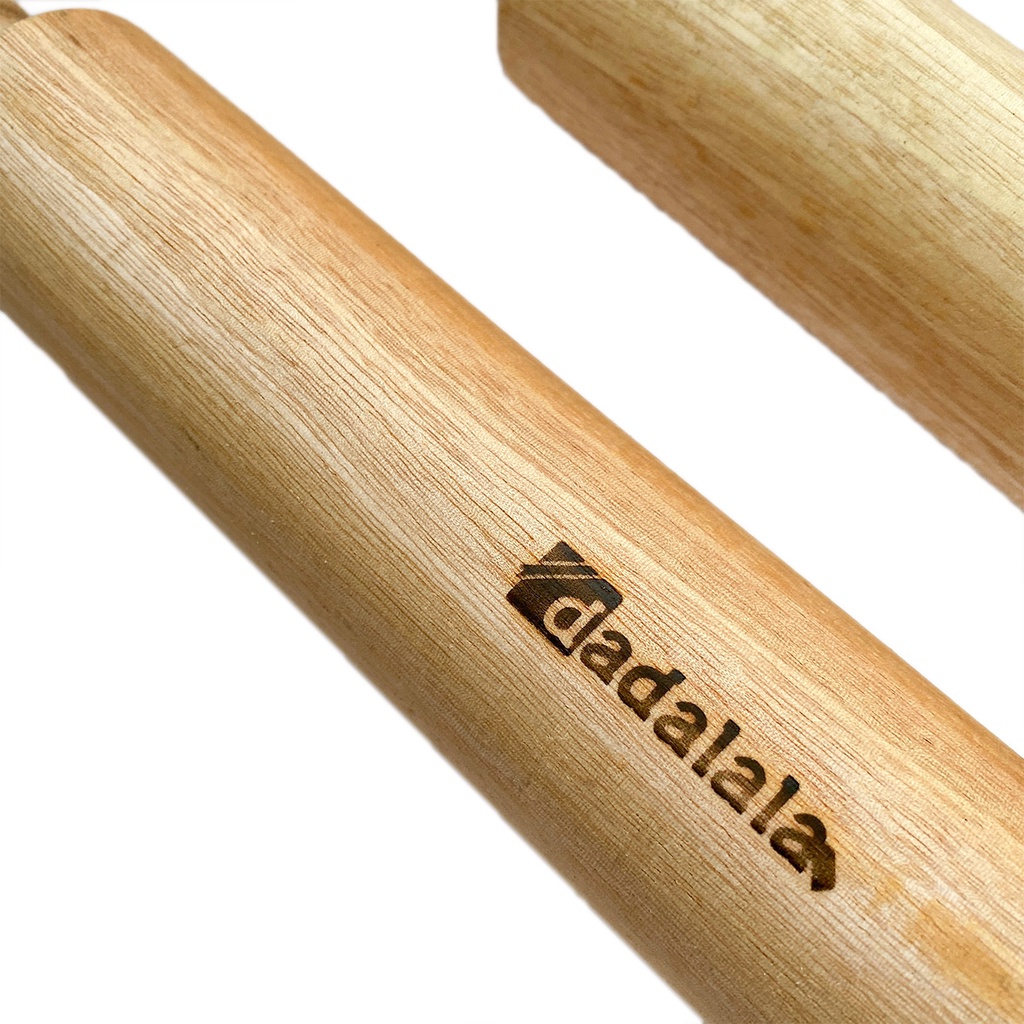 DADALALA Rolling Pin Adonan Kue Model Stick Ukuran Kecil 20 Cm Bahan Kayu Mahoni