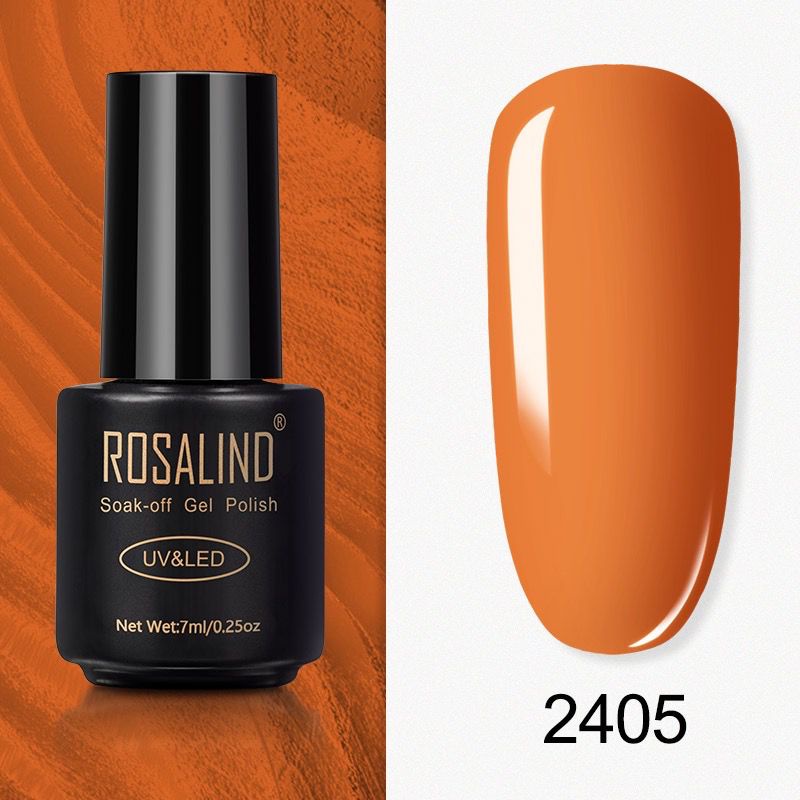 Rosalind ORANGE SERIES Gel Nail Polish UV LED / Kutek / Cat Kuku