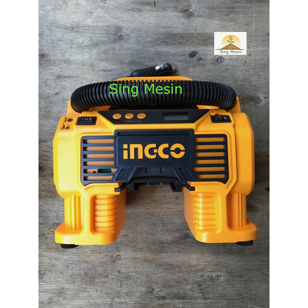 Mini Compressor Angin Baterai Cordless 20 Volt INGCO Tipe CACLI2002