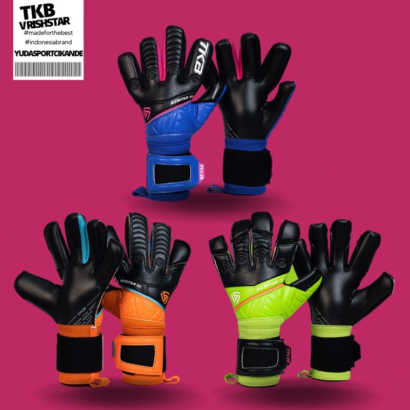 Sarung Tangan Kiper TKB V Rishtar Series Glove Goalkeeper Sepakbola Original