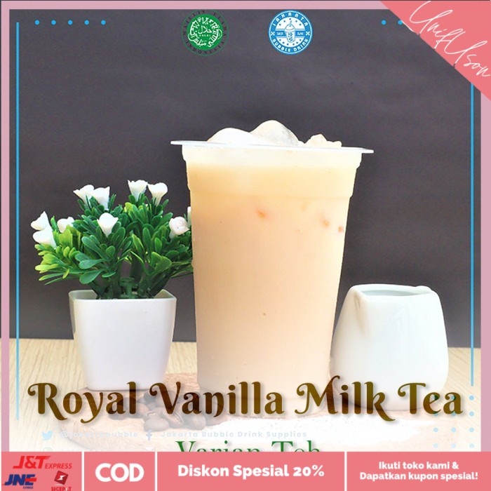 

⭐COD⭐ Royal Vanilla Milk Tea | Bubuk Minuman 1 kg | Halal