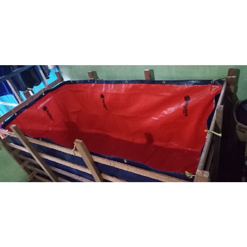 kolam terpal ikan 2 x 1 x 1
