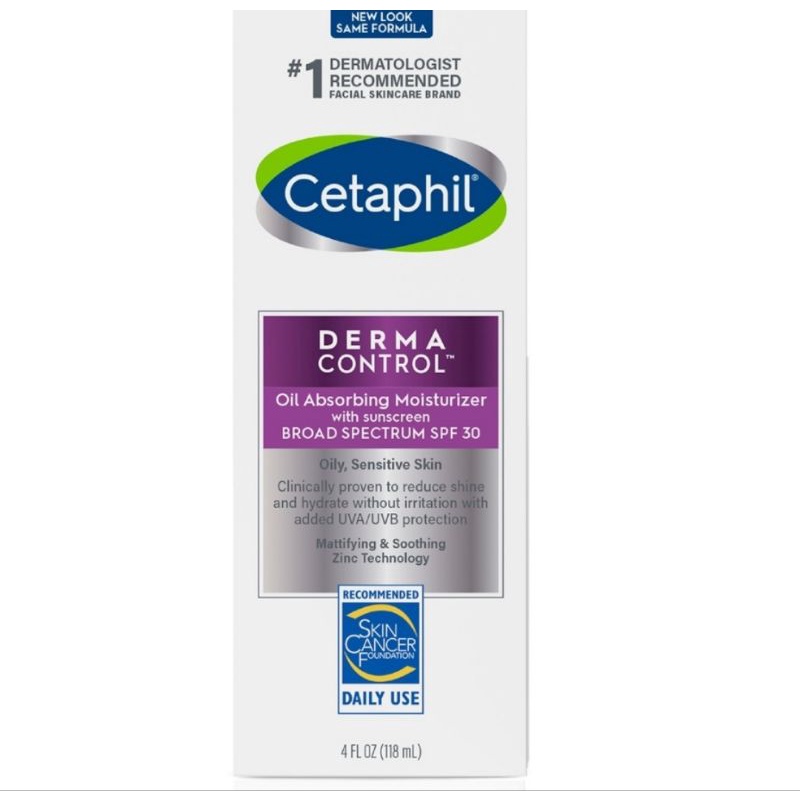 CETAPHIL DERMACONTROL Oil Absorbing Moisturizer with SPF 30 118 ML