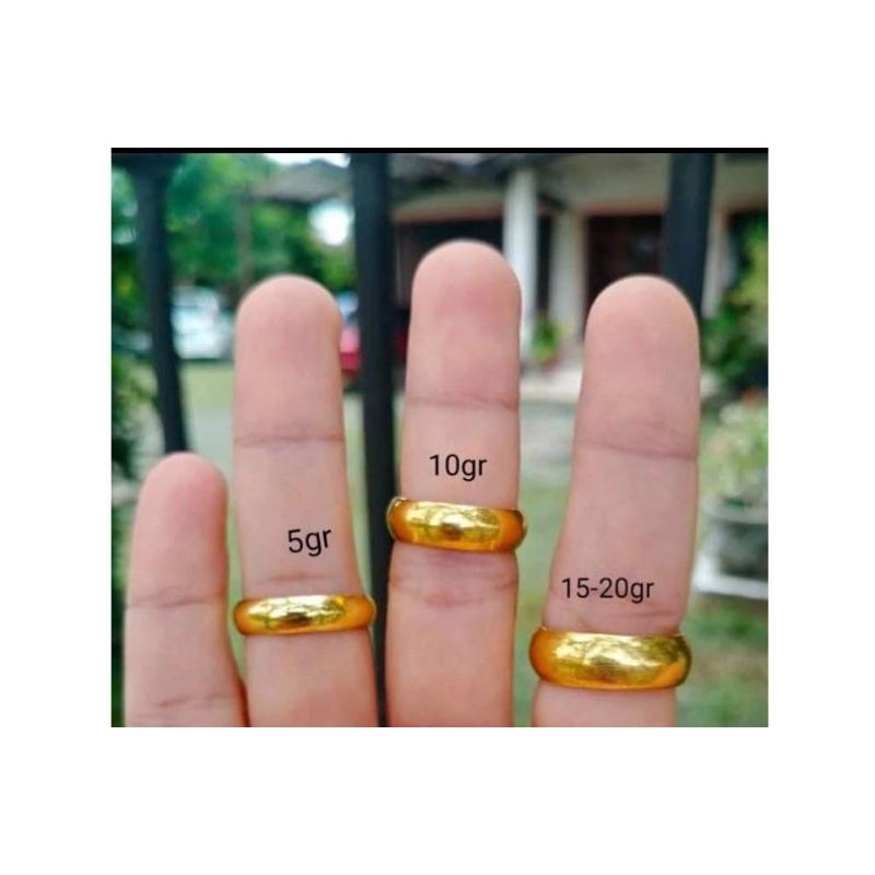 Cicin Bela Rotan Polos Emas London LM 24K.