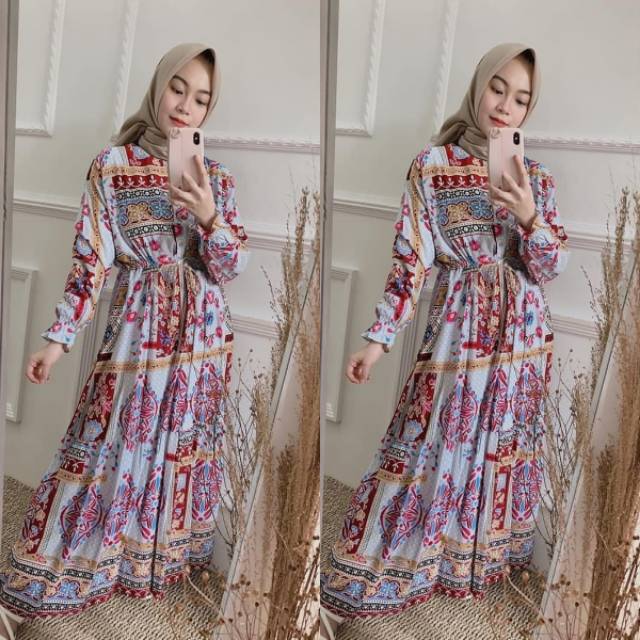 Raline Maxi Dress - Gamis Premium
