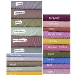 Kain Polycotton Double Hycon Meteran Bella Square