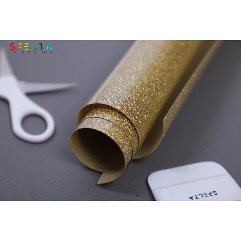 POLYFLEX GLITTER KOREA SPECTAFLEX GLITTER GT-05 HTV LIGHT GOLD