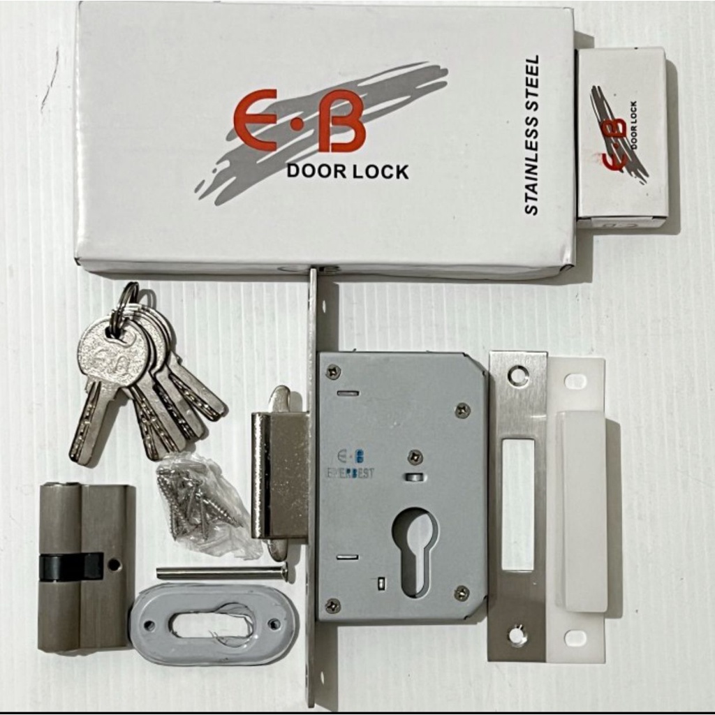 Body Dorong Mekar Kunci Rumah Pintu Stainless SUS304 Set EB EVERBEST