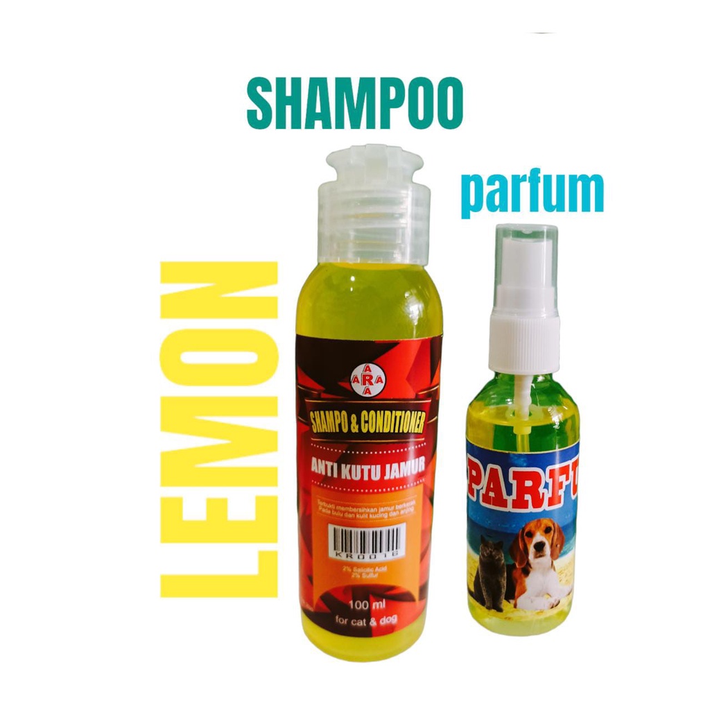 shampo CONDITIONER  100 ml parfum 60 ml sampo dan parfum anjing kucing