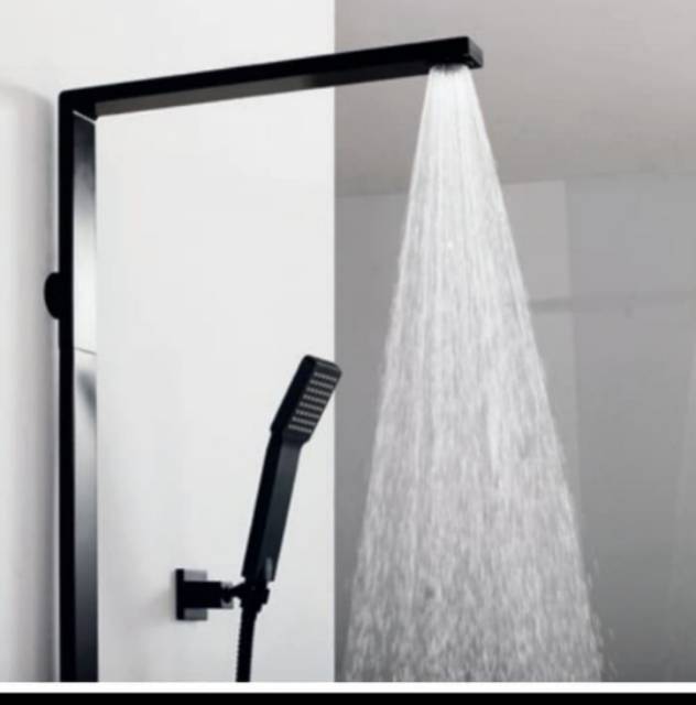 PALOMA FCP 9204 KERAN KRAN AIR PANAS DINGIN SHOWER MANDI TIANG BLACK