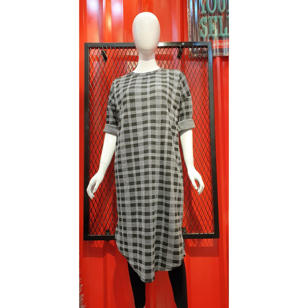 LONG TUNIK KAOS IMPORT MOTIF