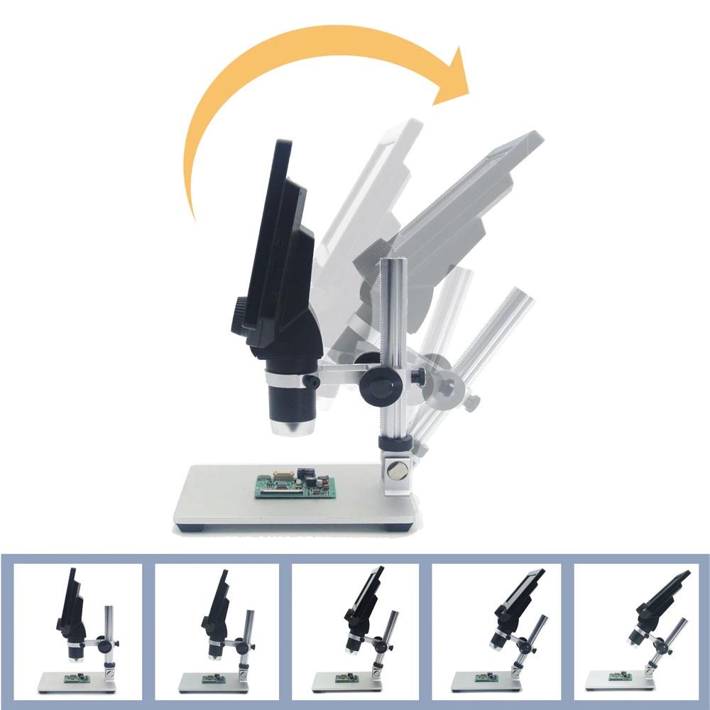 Mikroskop Digital 12MP 1200X Monitor Metal Stand - G1200