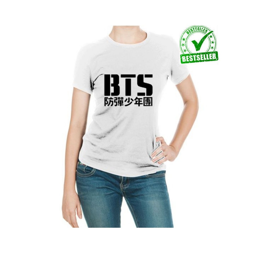 KAOS WANITA BOYBAND KOREA BTS MANDARIN BY CLOTHSERTO