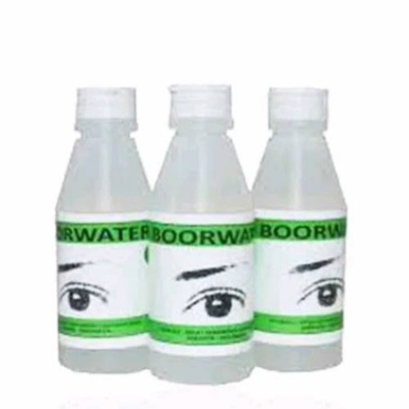 Boorwater 100 ml / Cairan cuci mata / pembersih mata steril / Bor water kompres mata / Gelas Cuci Mata