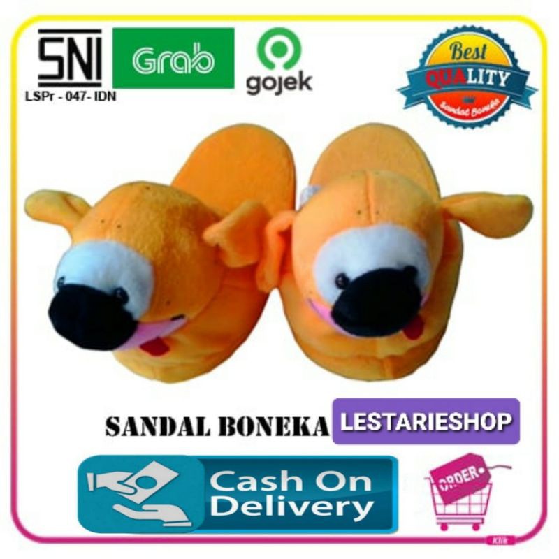 Sandal boneka M marsupi/sandal anak/sandal lucu/sandal rumah