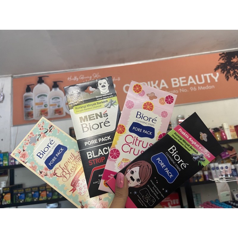 &lt;cn.cx&gt; [ isi 4 pack ] biore pore pack angkat komedo -- biore pore black head