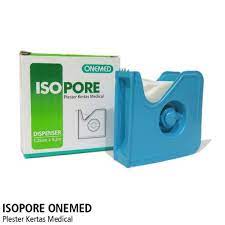 ISOPORE PLESTER KERTAS MEDICAL 1,25 x 9,2 M PAPER TAPE SEJENIS MICROPORE SATUAN