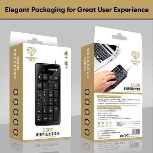 KEYPAD DIVIPARD NUMERIC D500