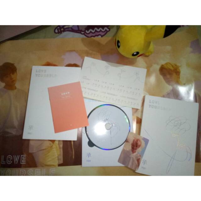 Jual Album Bts Love Yourself Her O Version Pc Rm Namjoon Full Set Poster Indonesia Shopee