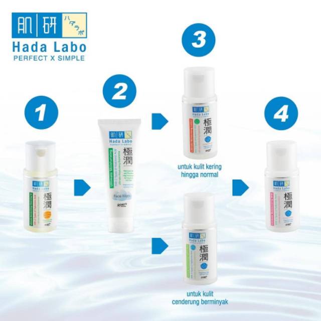 HADA LABO Gokujyun Ultimate Moisturizing Series [ Lotion Milk Cleansing Oil ]