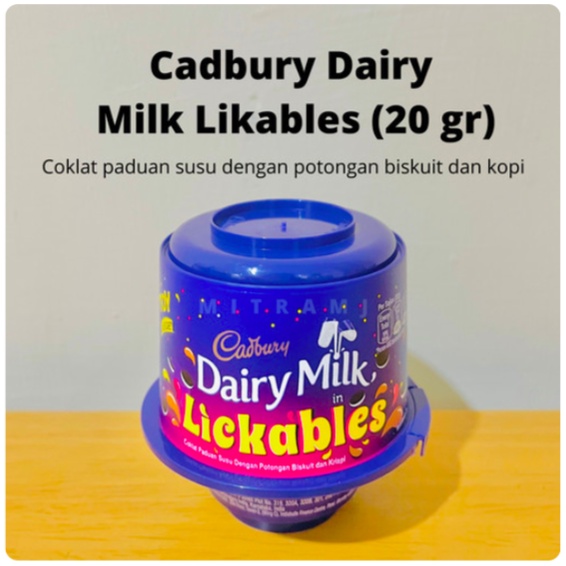 

Cadbury Dairy Milk Lickables (20 gr) | Cokelat Susu