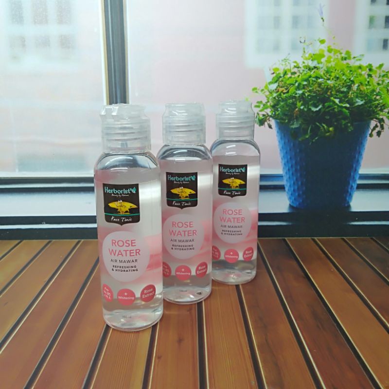 Face Tonic Rose Water Air Mawar Refreshing &amp; Hydrating