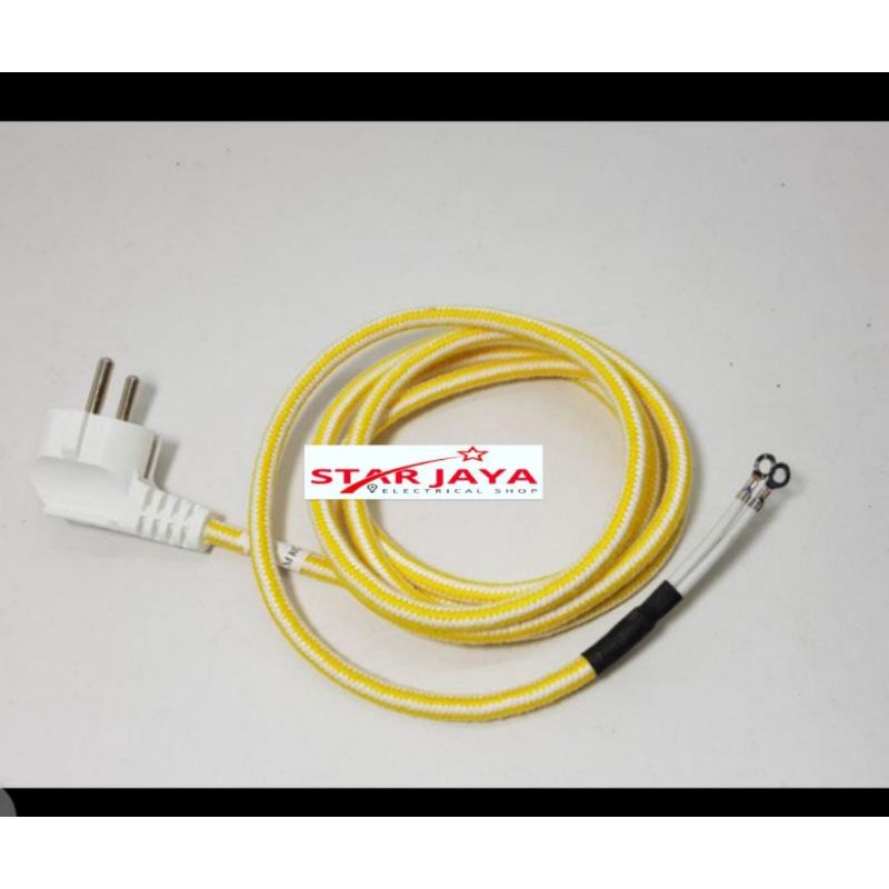 KABEL SETRIKA 1.8MT KITANI/KABEL GOSOKAN ARDE ISI 2 SNI (NYLHY 2x0.5 mm² 300/300V) MAX. 6A