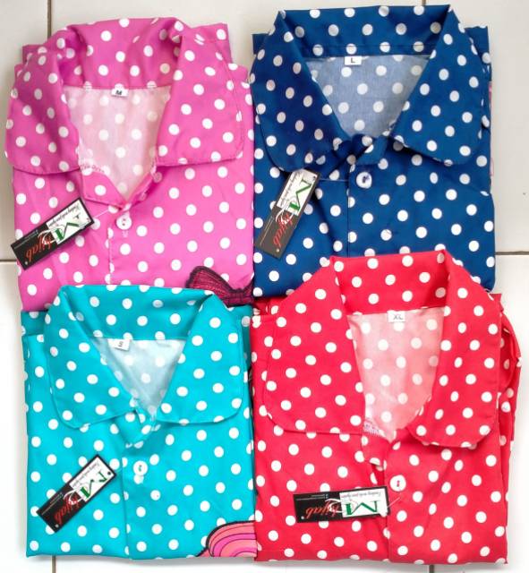 (COD)PIYAMA POLKADOT LED ANAK 1-5 tahun