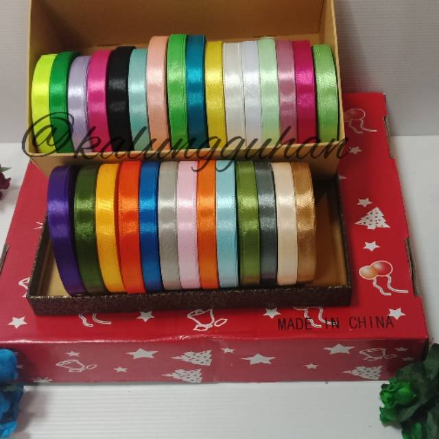 

pita satin 1cm 1 Rol=18m