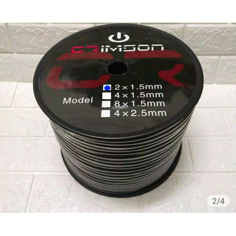kabel speaker isi 2 2x1.5 crimson
