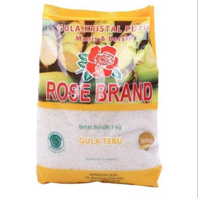 

Gula Pasir Rose Brand Gula Tebu 1kg