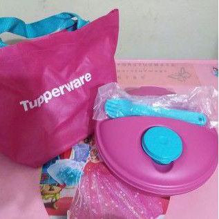 TUPPERWARE ORI. ompreng bulat set, tempat makan