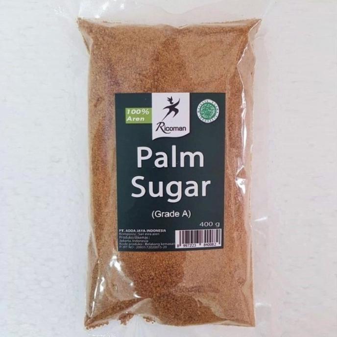 

Diskon RICOMAN PALM SUGAR 400G (100% AREN) Diskon