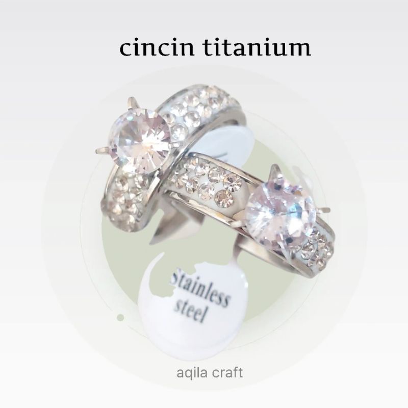 CINCIN TITANIUM ANTI KARAT ANTI LUNTUR SELAMANYA CINCIN FASHION CINCIN TITANIUM TERBARU RING CINCIN