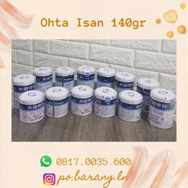 

Obat lambung Jepang Ohta Isan 140gr