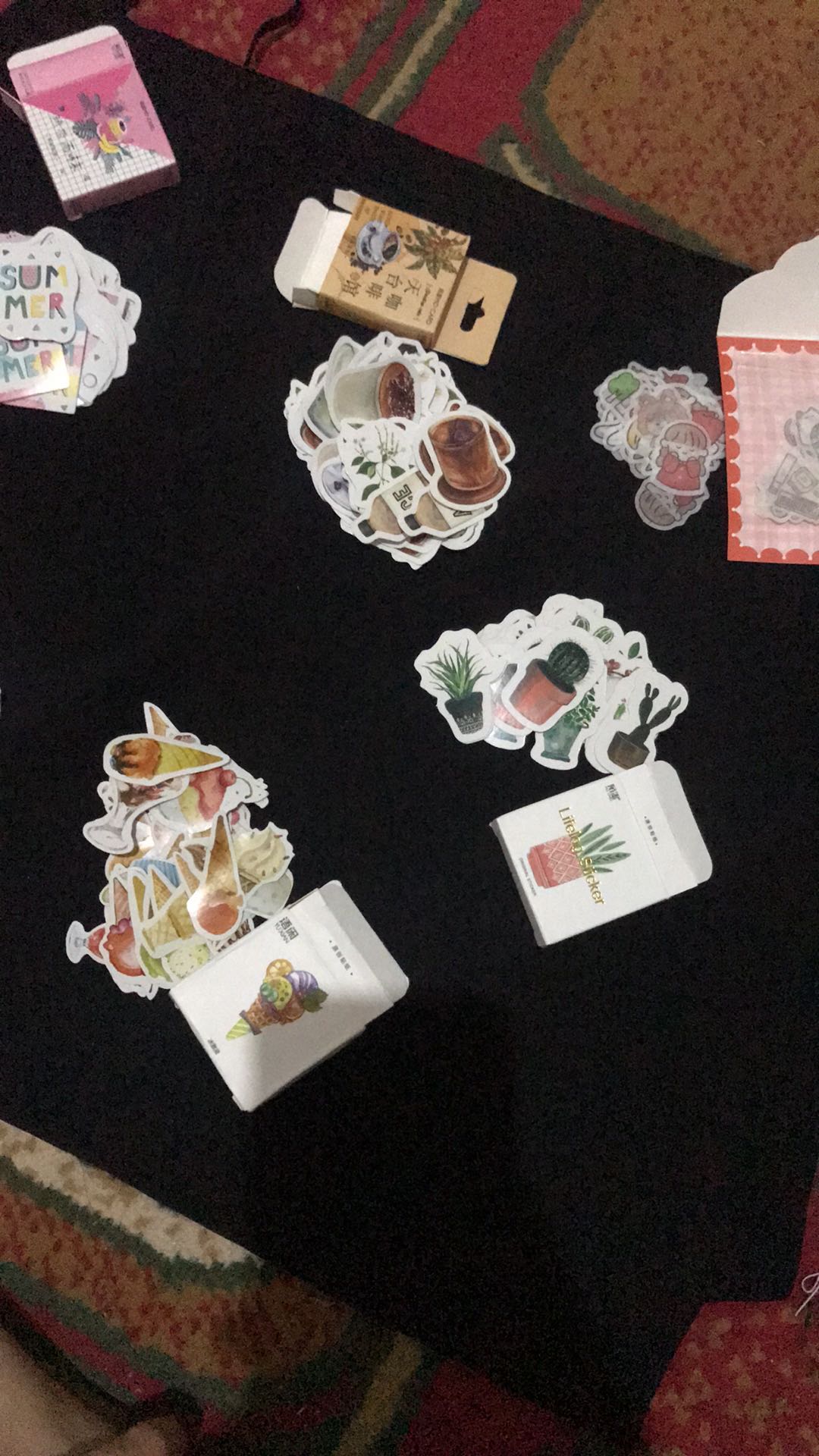 Stiker Motif Kopi ( Isi 40 - 46 Pcs/pack )