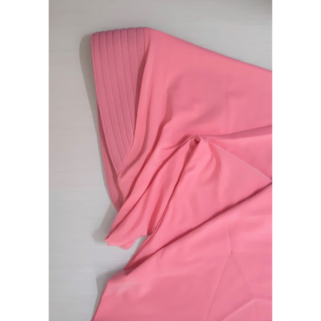 Jibab Sport Hijab Olahraga Jilbab Instan Running Lari Marathon Sepeda Fitness Gym Basket Outdoor-jilbab Pink