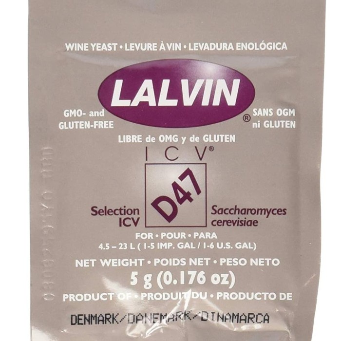 

Imatton Lalvin ICV-D47 Wine Yeast, 5g
