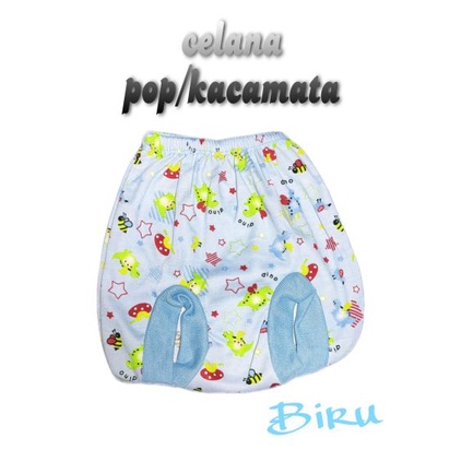 celana pop bayi 3 pcs bahan PE double, tebal full print