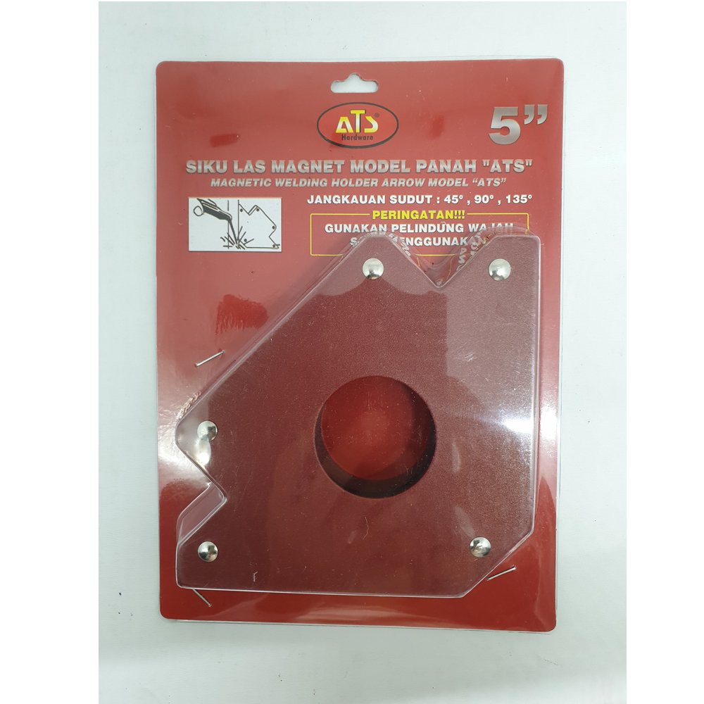 SIKU LAS MAGNET 5 INCHI ATS MODEL PANAH MAGNET HOLDER WELDING