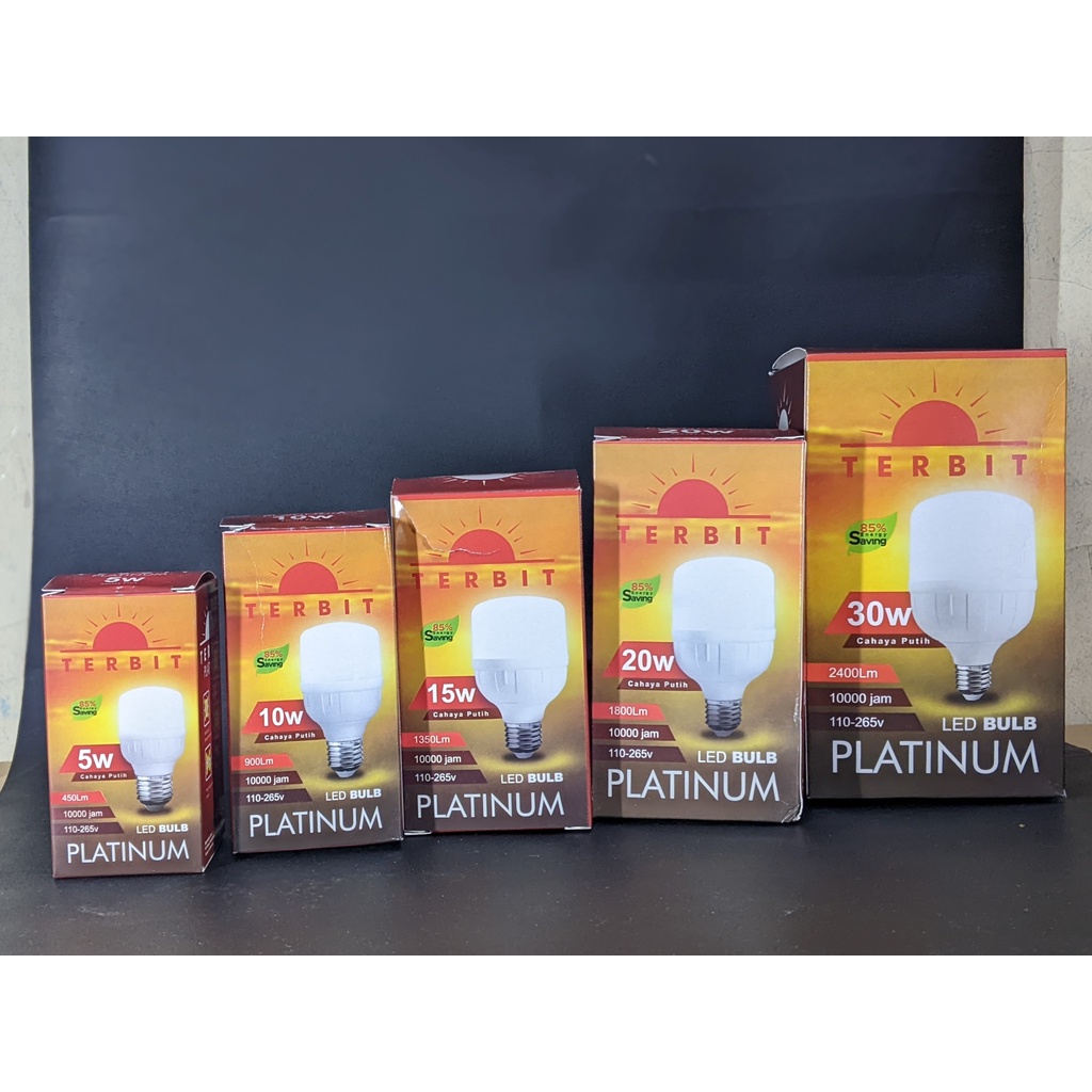 Lampu LED Terbit Tahan Lama Murah Meriah 5watt 10watt 15watt 20watt 30watt