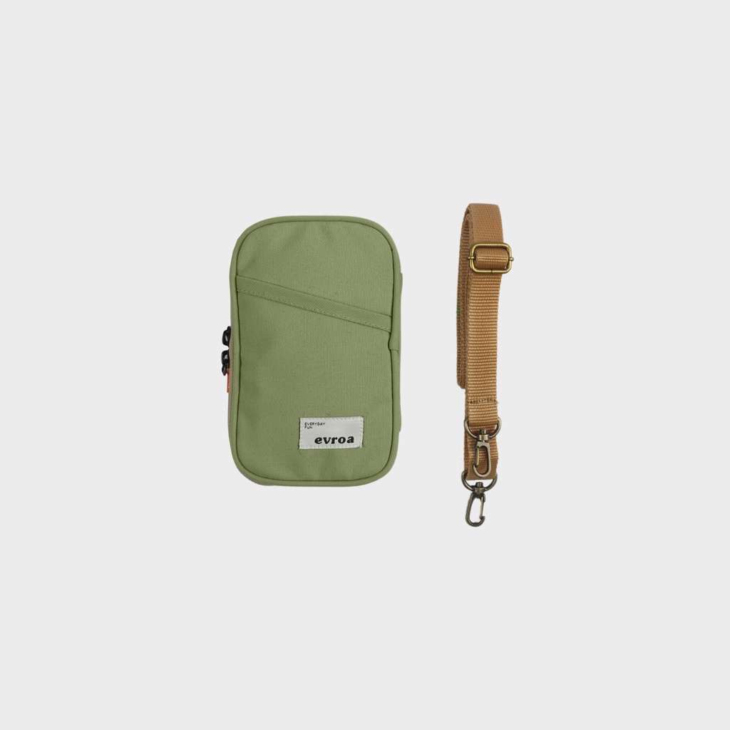 Evroa Polka Sling Phone - Sage Green