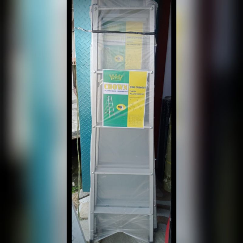 TANGGA LIPAT / TANGGA ALUMINIUM 2 FUNGSI /BERKUALITAS - KUAT