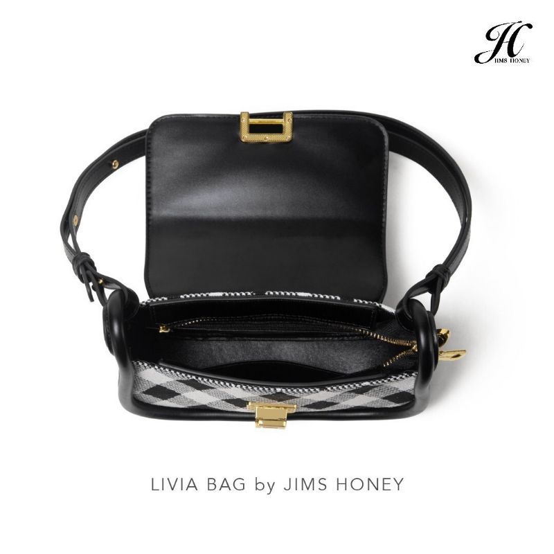 Tas Wanita Jimshoney Livia Bag Import Daily Party Classic - Tas Selempang Murah Trendy Original Jims Honey